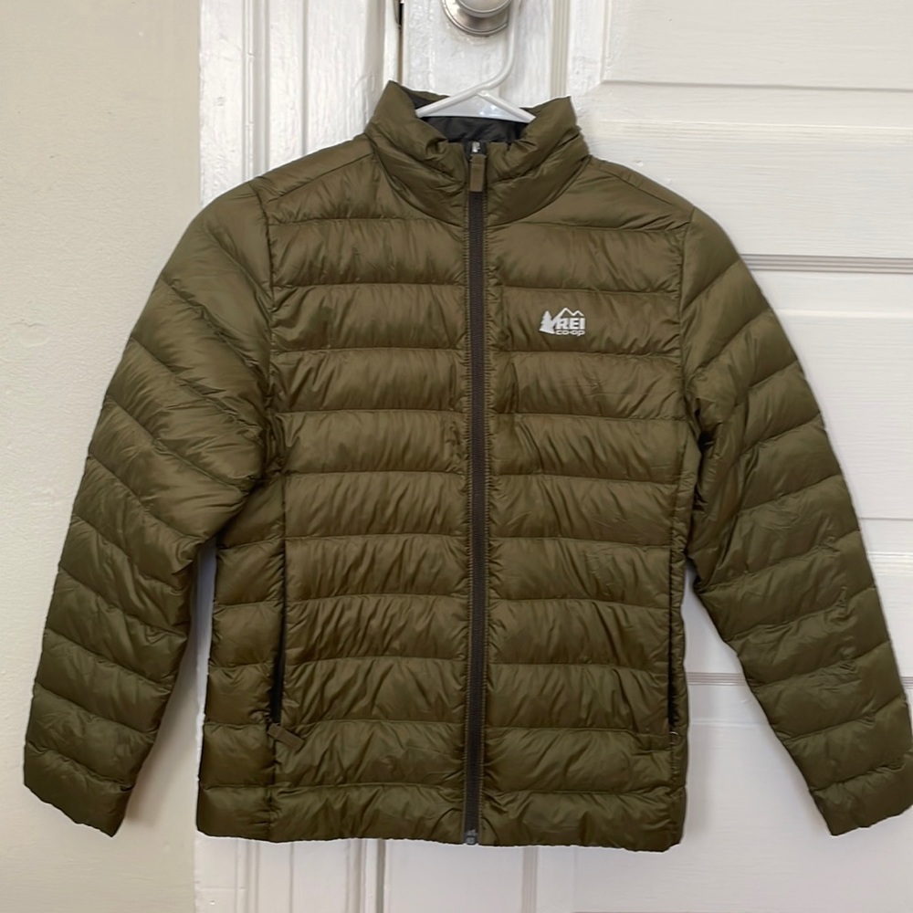 REI co-op down jacket (kids M)